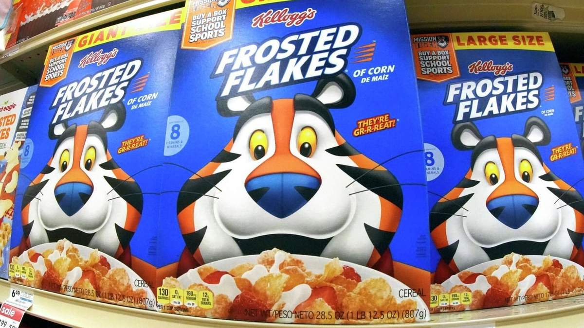 Productos de Kellogg´s en un supermercado de Homestead, Pasadena