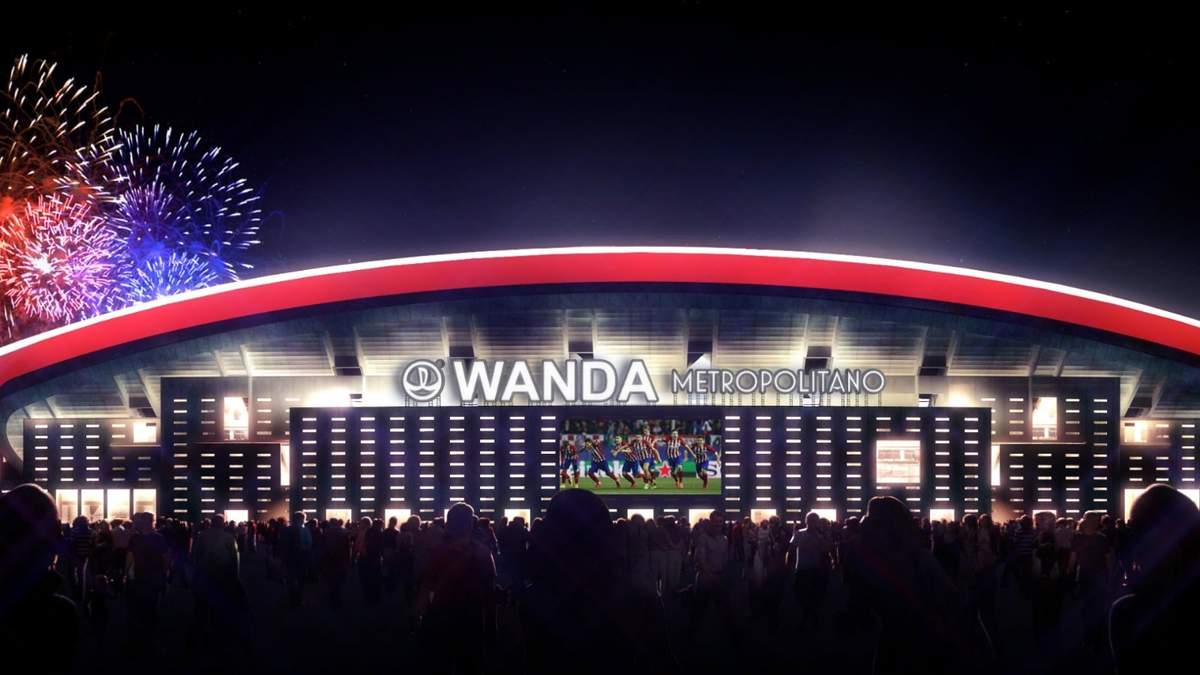Estadio Wanda Metropolitano. Fuente: (Twitter).