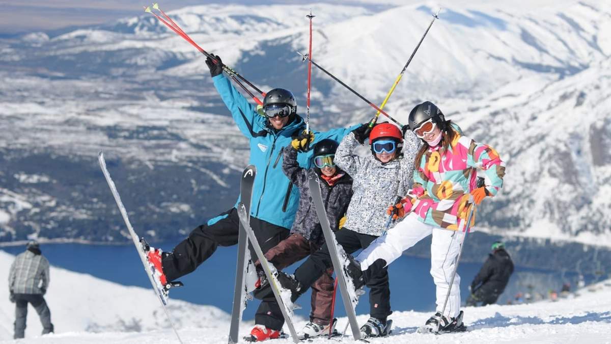 Los centros de esquí fueron el principal destino en las vacaciones de invierno. Fuente: (X)