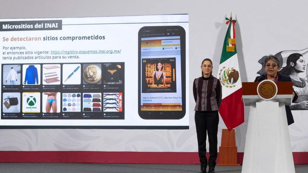 Raquel Buenrostro en la conferencia mañanera