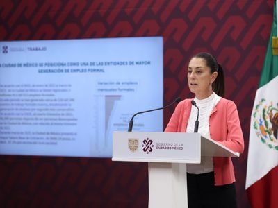 CDMX, la entidad que generó más empleos formales durante marzo pasado: Sheinbaum