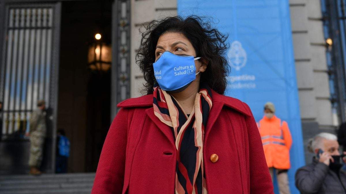 La ministra de Salud de la Nación, Carla Vizzotti. Fuente: (Twitter)