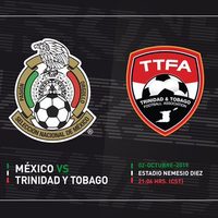 México jugará contra Trinidad el 2 de octubre en Toluca