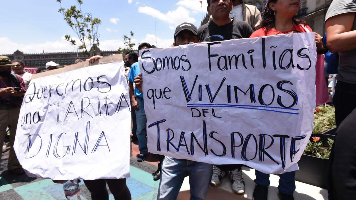 Marcha por aumento en tarifas