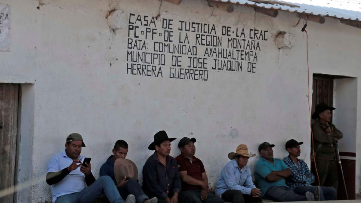Casa de justicia de la CRAC en la comunidad de Ayahualtempa en Guerrero