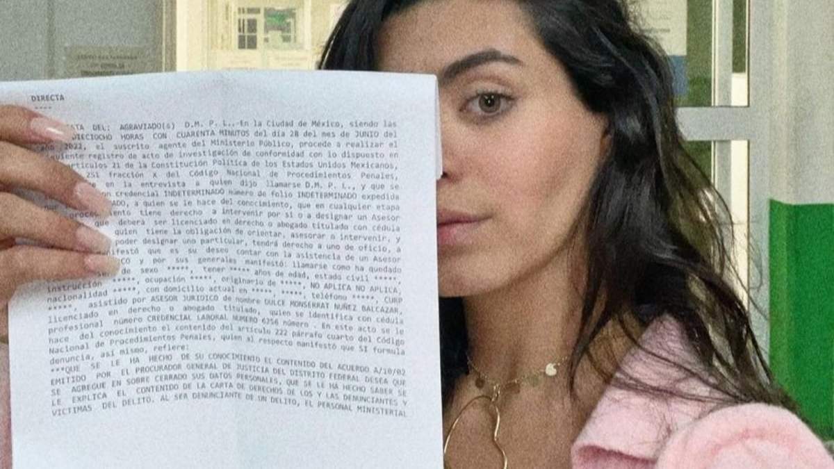 Denuncia de la actriz Danna Ponce