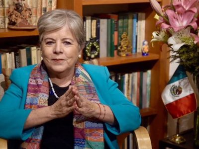 Alicia Bárcena se deslinda de la polémica en torno a la boda de Martín Borrego en el Munal