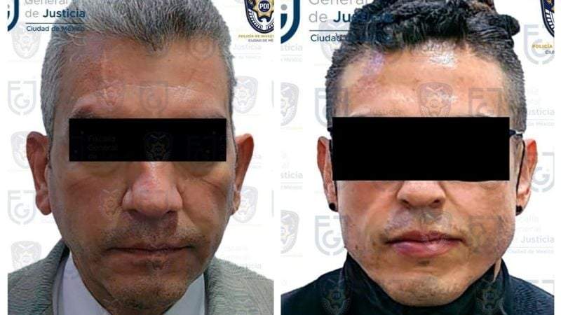 Arturo "N" y Gustavo "N", detenidos en la colonia Doctores