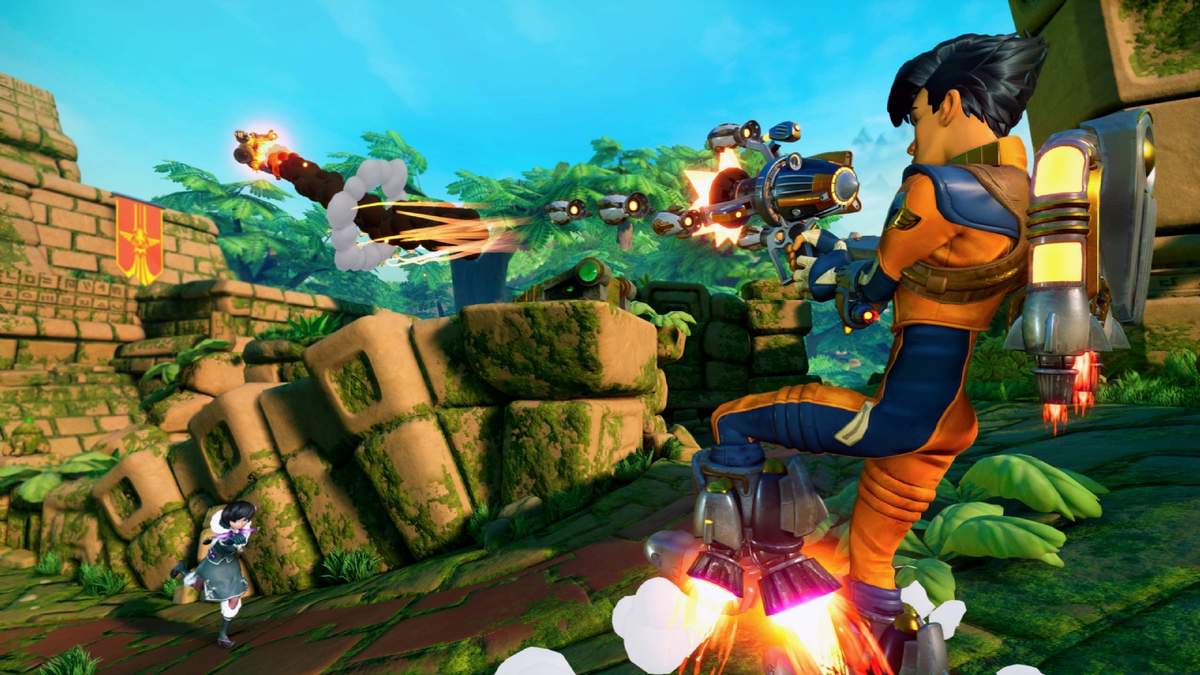 Videojuego Rocket Arena. Fuente: (Twitter)