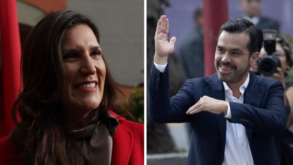 Kenia López y Jorge Álvarez Máynez