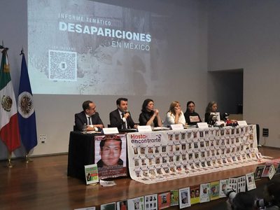 Gobierno de México recibe el informe de la CIDH sobre desapariciones