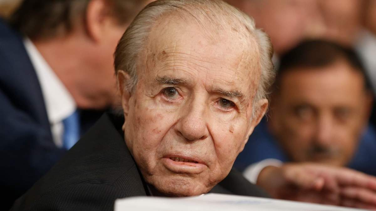 Carlos Menem, expresidente de la Nación. Fuente: (Twitter)