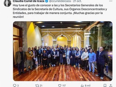 Trabajadores, colectivo, sindicatos, inconformes con la dirección del INAH