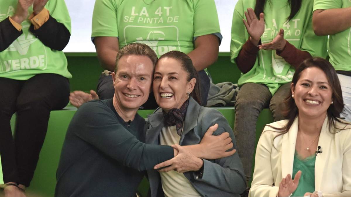 Manuel Velasco y Claudia Sheinbaum