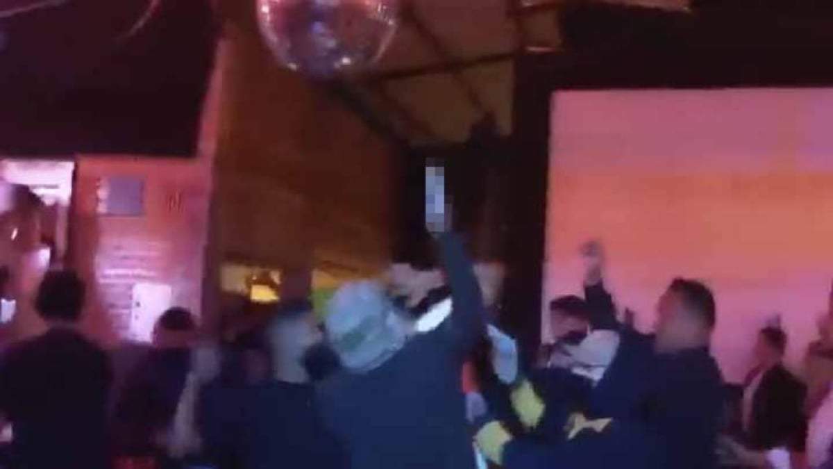 La agresión captada en video
