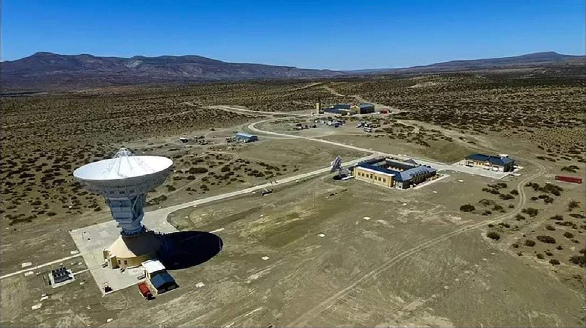 Estación Espacial China en Neuquén. Fuente: (Twitter)