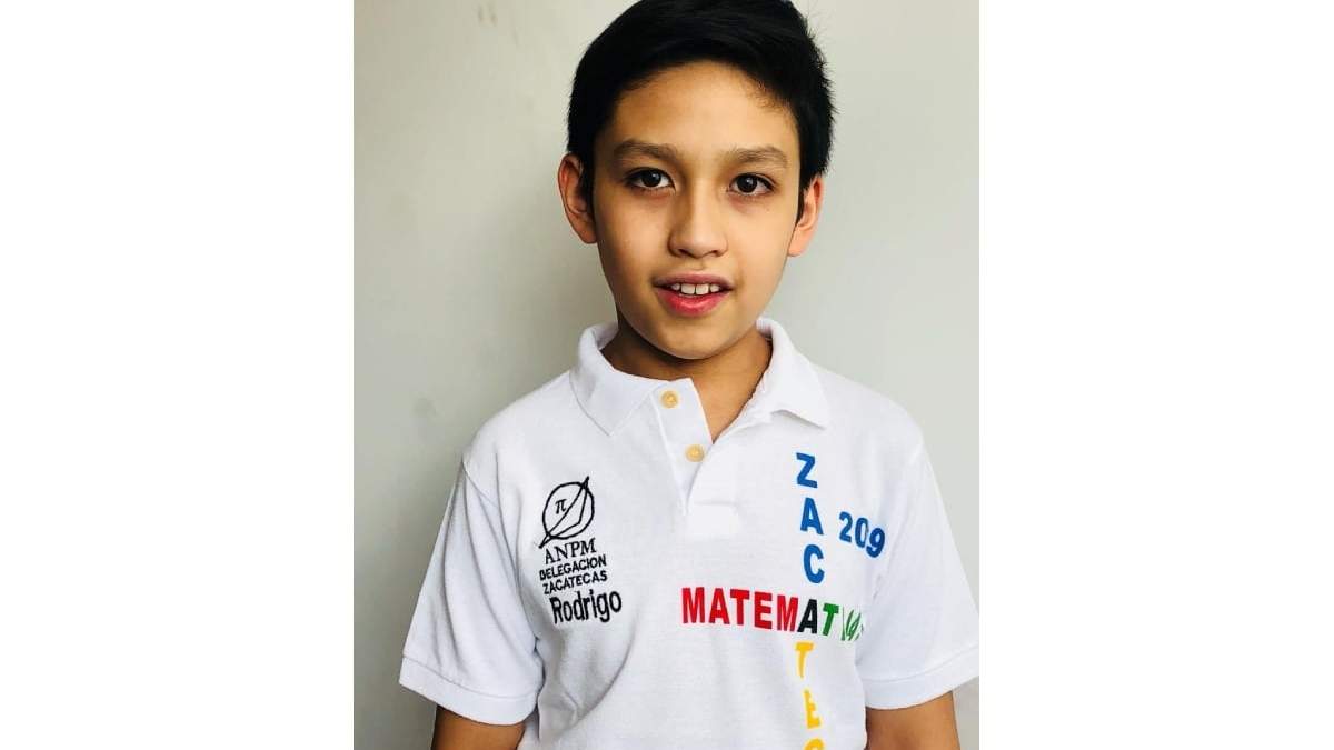 Rodrigo Saldívar, de 11 años de edad