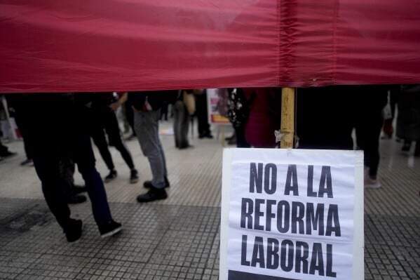 Trabajadores se movilizaban el miércoles al centro de Buenos Aires