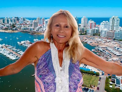 Antes de debutar en LAM, Ana Rosenfeld recorrió los lugares más emblemáticos de Punta del Este