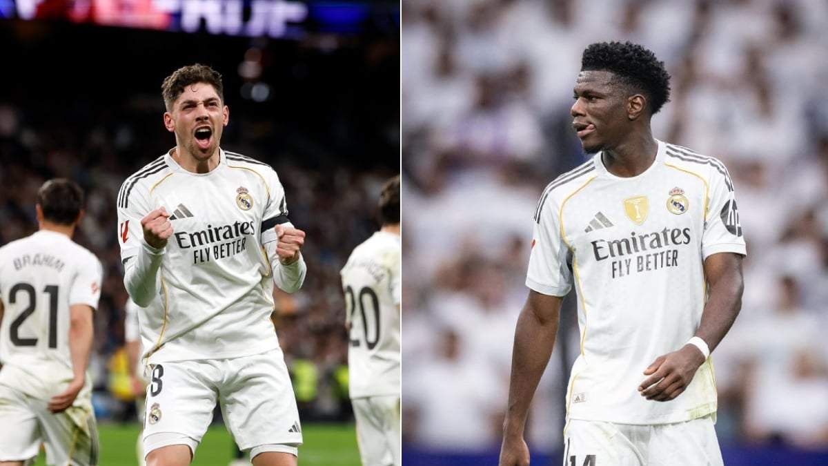 Federico Valverde y Aurélien Tchouameni