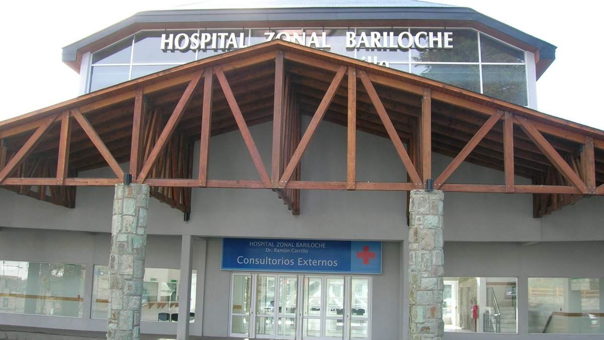Hospital de Bariloche. Fuente: (Twitter)