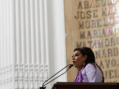 Brugada presenta reforma contra el despojo ante el Congreso de la CDMX