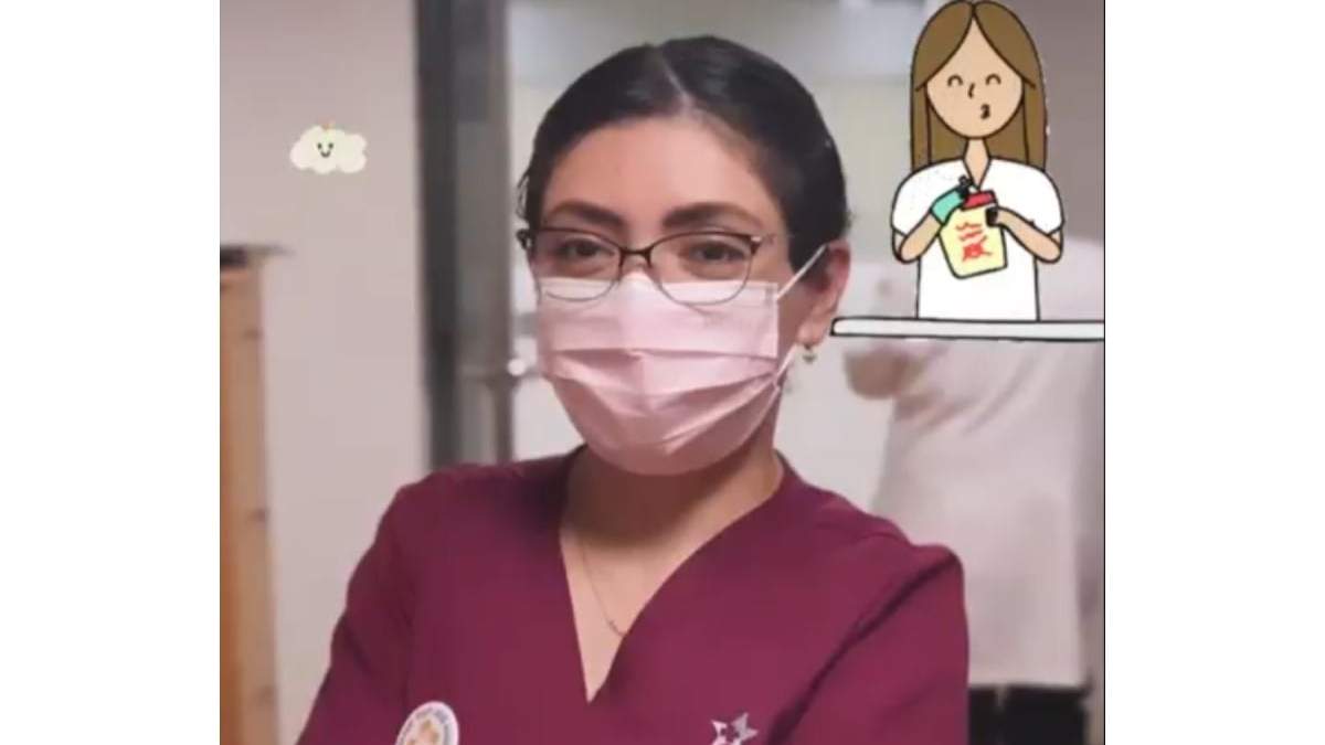 Adriana Inés Vidal, de 30 años, madre de dos niñas y enfermera en un hospital de la CDMX