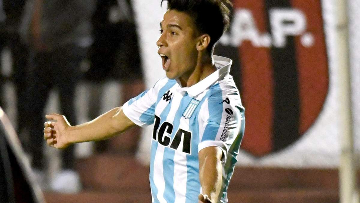 Pol Fernández en Racing. Fuente (Instagram)