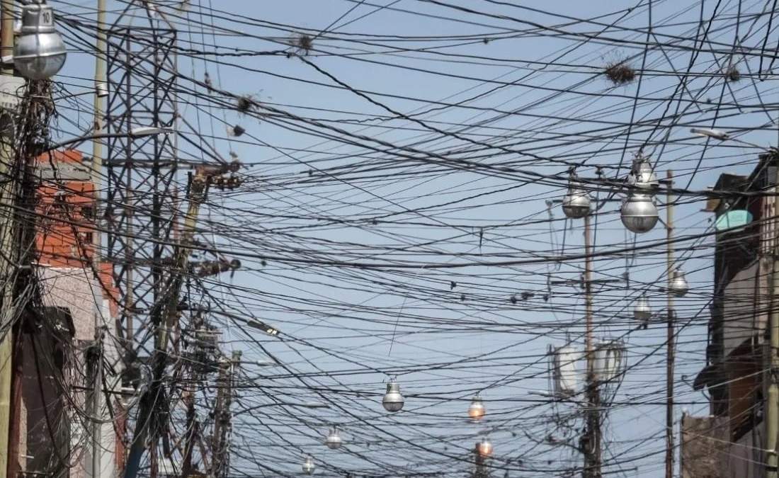 Los 626 kilómetros de cable aéreo retirados equivalen a siete toneladas