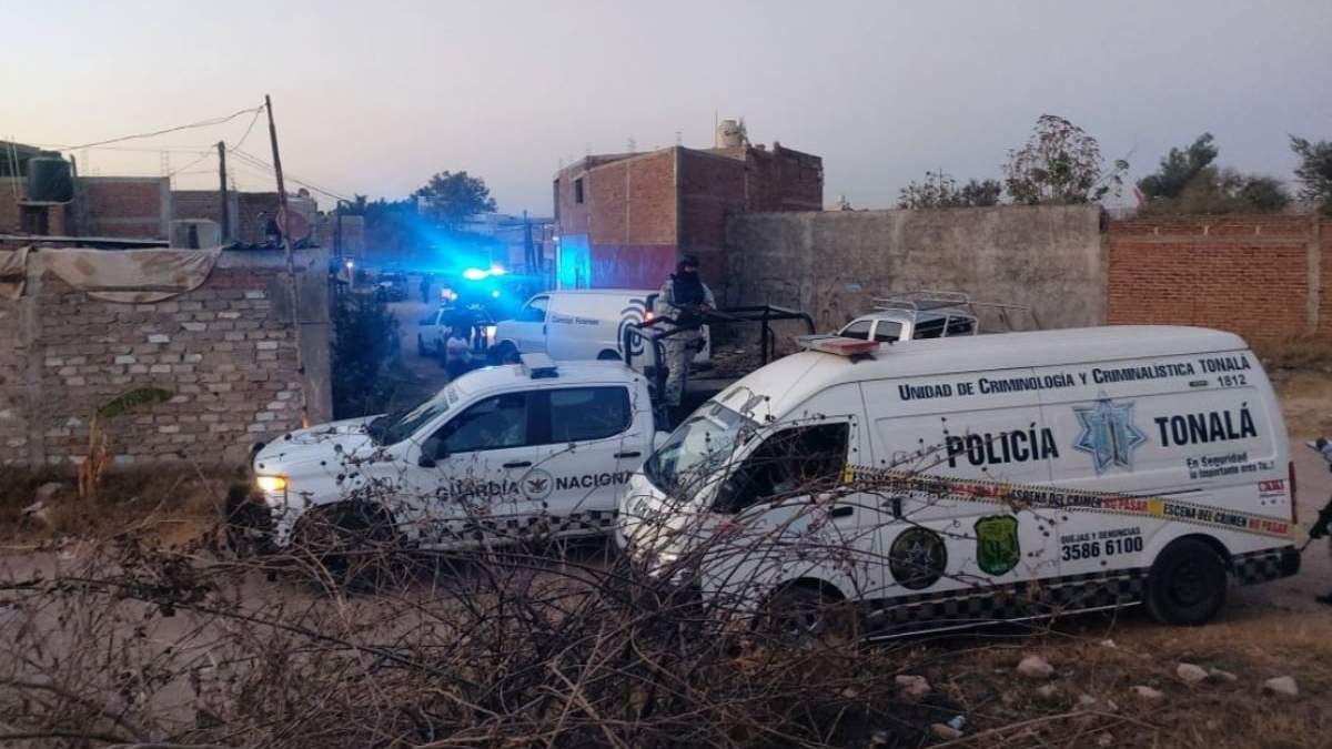 Movilización policiaca en Tonalá, Jalisco