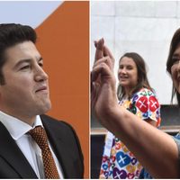 Samuel García llama “corriente” a Xóchitl Gálvez por mostrar carteles en el debate