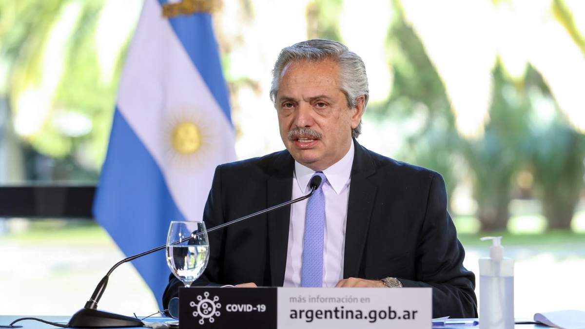 Alberto Fernández, presidente de la Nación.