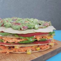 Torre de panqueques sin TACC: llevá todo el color y el sabor a tu mesa navideña con esta receta que es un 10