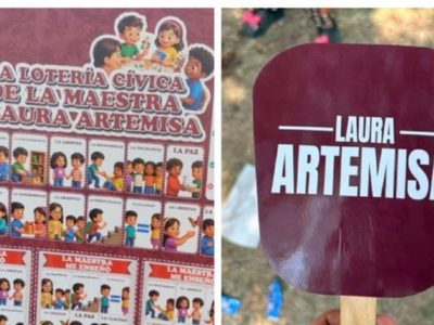 Diputadas exigen investigar reparto de propaganda de secretaria del Bienestar de Puebla en desfile
