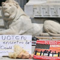 El repudio contra Trump en la CDMX