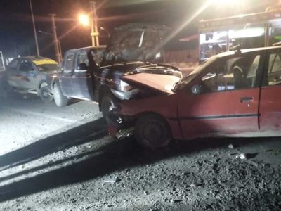 Choque en cadena en Autovía Norte: dos hombres y un nene heridos