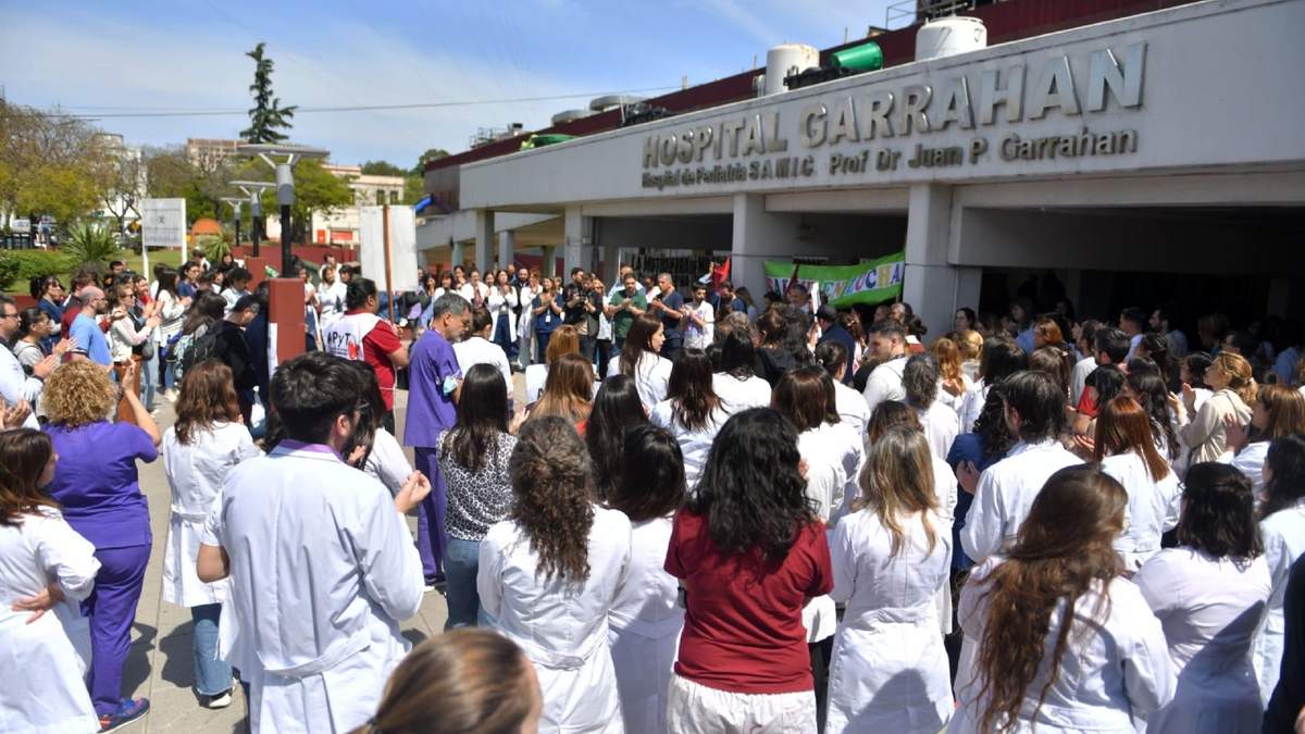 El Hospital Garrahan es uno de los más importantes del país. Fuente: (X)