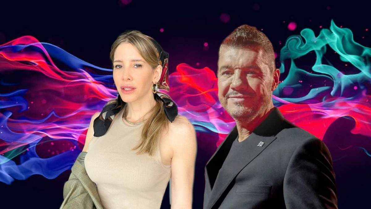 Guillermina Valdés y Marcelo Tinelli. Fuente: (Minuto Neuquén)