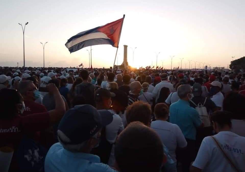La semana pasada hubo una serie de manifestaciones en La Habana