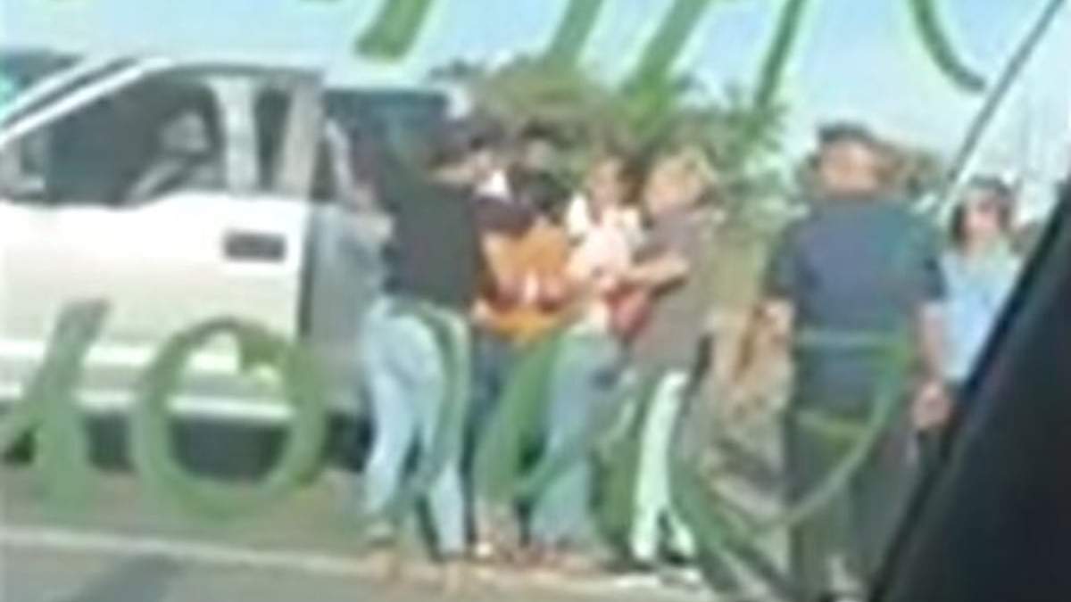La detención de manifestantes en Colima
