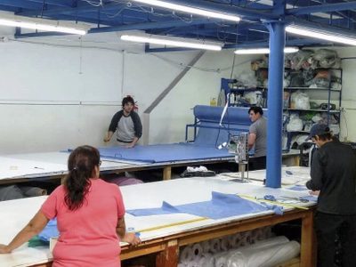 Fábrica textil de Villa Regina vuelve a funcionar