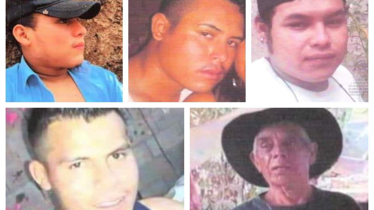 Los cinco desaparecidos en Cuetzala del Progreso