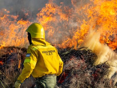 Alerta naranja por riesgo de incendios por el calor extremo en diversas provincias