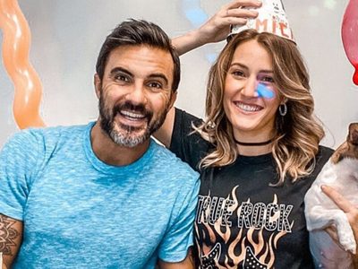 A pura risa: Mica Viciconte y Fabián Cubero jugaron a "ser niños"