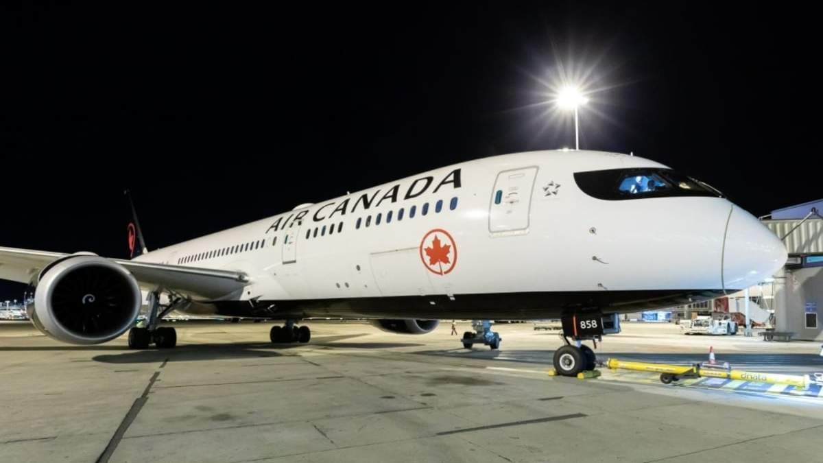 Un avión de Air Canada