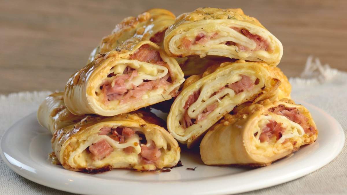 Rollitos de jamón y queso. Fuente: (Instagram)