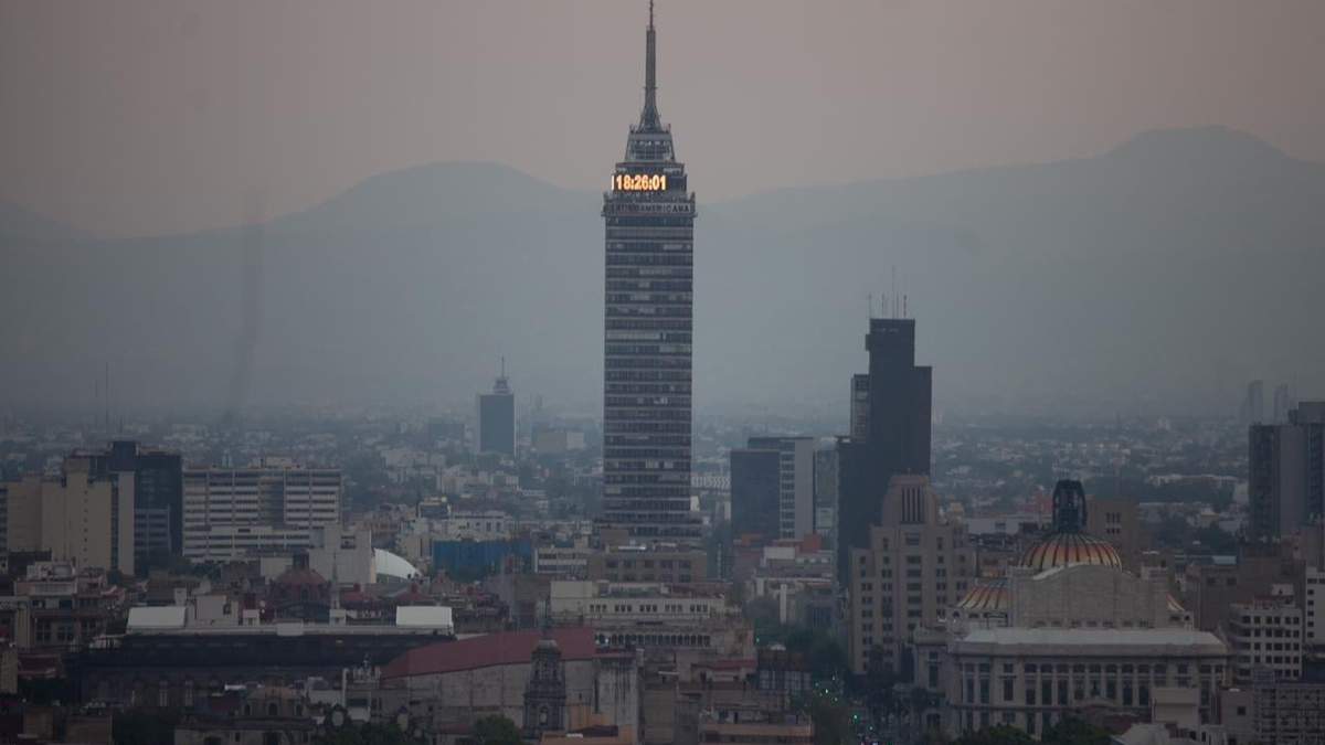 Contaminación en la zona centro de la CDMX