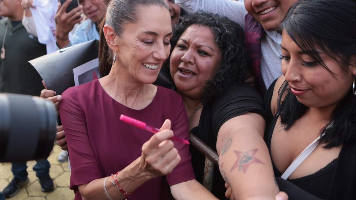 Claudia Sheinbaum, candidata presidencial de Morena-PT-PVEM