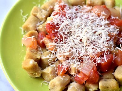 Ñoquis veganos de garbanzo: fácil y en pocos minutos, una receta saludable