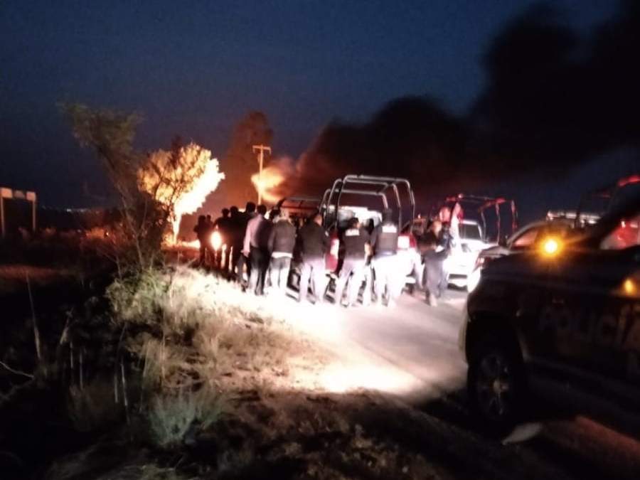 Bloqueo en el relleno sanitario de Cholula